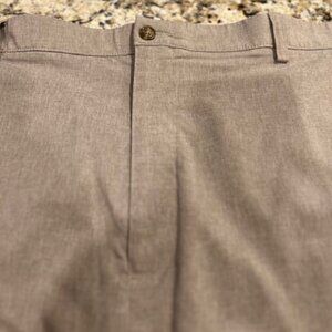 Khaki Tan Textured Men's Pro Tour Golf Shorts Size 46